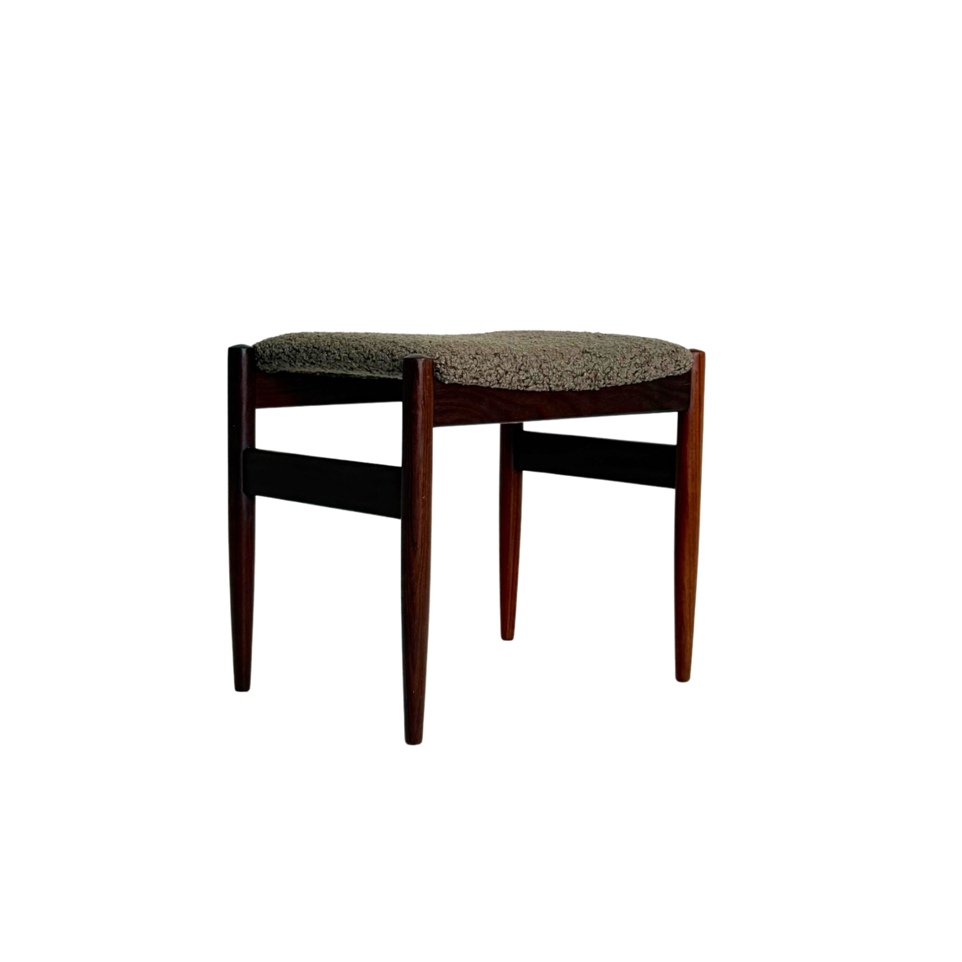 Teak Stool – Denmark, 1960s Elegant and timeless teak stool